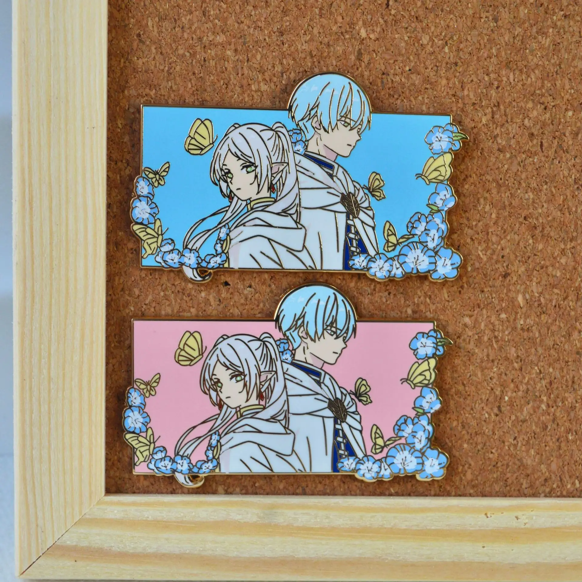 Frieren: Beyond Journey's End Metal Badge Frieren Himmel Badge Anime Accessories Pin