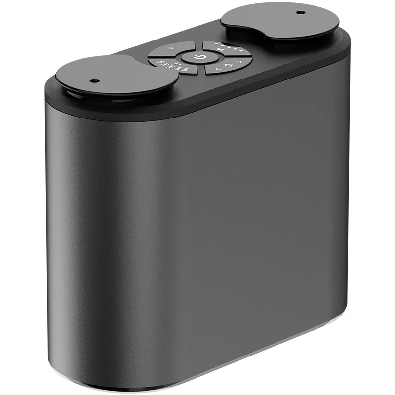 New Fashion Mini USB Power Essential Oil Diffuser Durable Double Nozzle Nebulizer Aluminum Alloy Body Waterless for Home Hotels