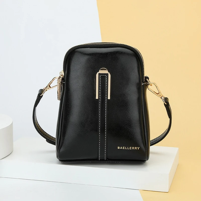 

Модная женская сумка через плечо, вертикальный дизайн, маленькая сумка через плечо, однотонная сумка-мессенджер с двойной молнией, кошелек, сумки из искусственной кожи