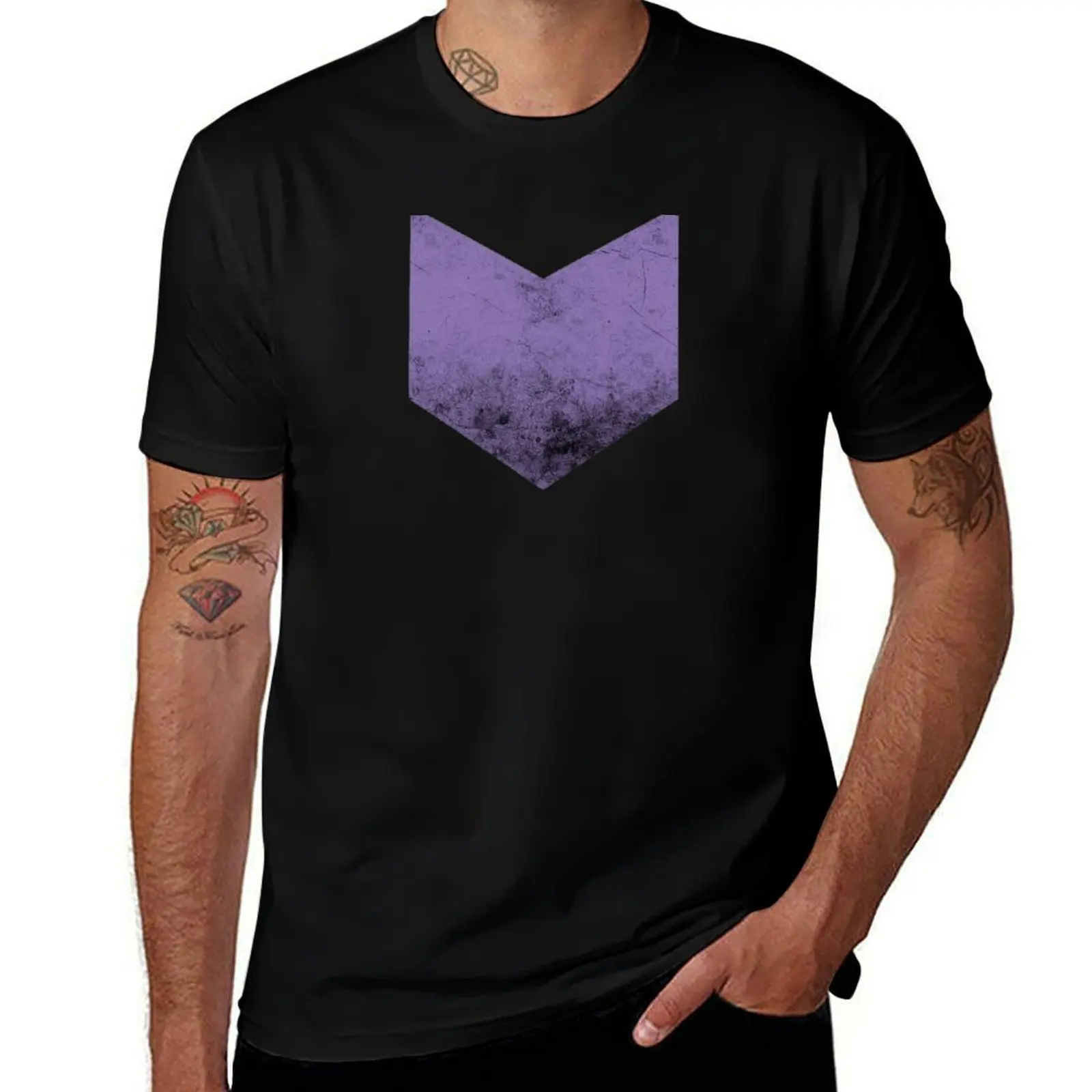 Hawkeye Block Logo T-Shirt Casual Daily Outfit T-Shirt