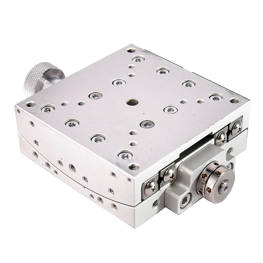 SA07A-RM SA07A-RT KOHZU Hướng Dẫn Sử Dụng Độ Chính Xác Cao Độ Vòng Cung Góc Goniometer Trượt Bàn Nhôm Kích Thước 70*70Mm