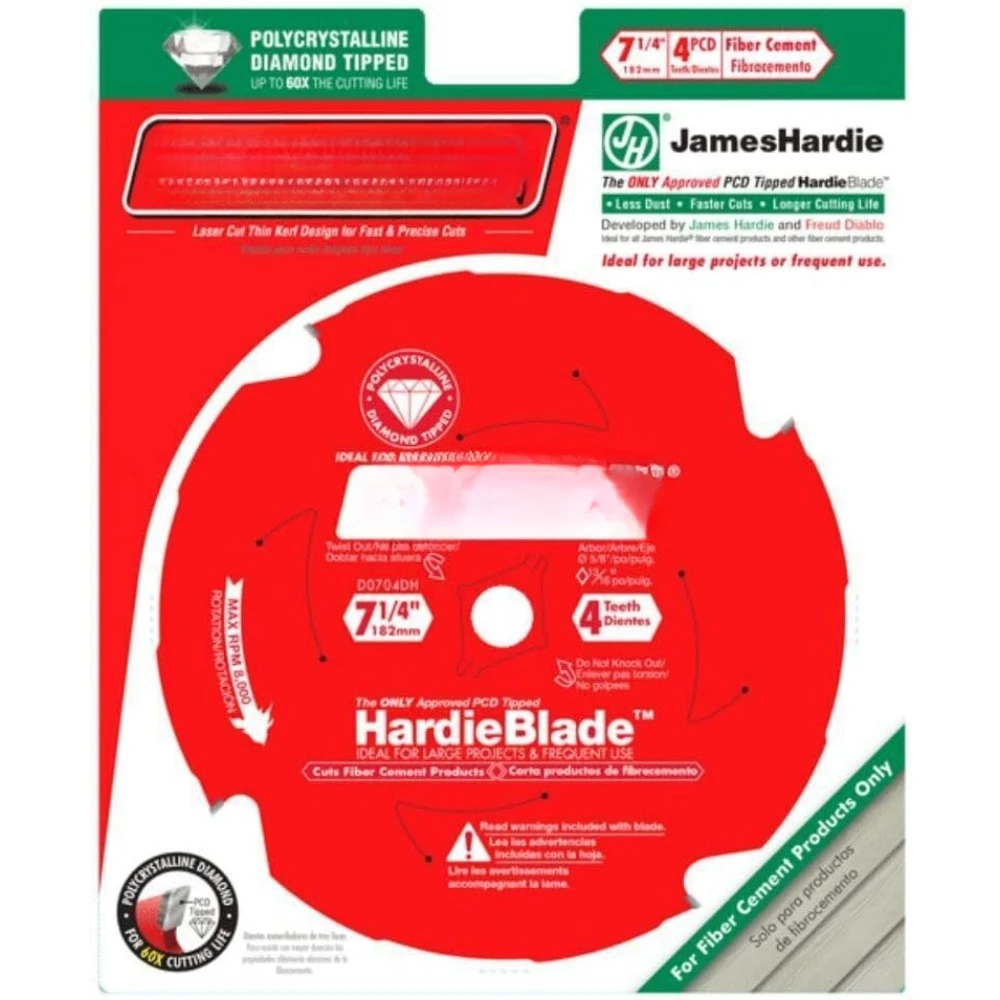 Serra circular Diablo com ponta PCD de 7-1/4"