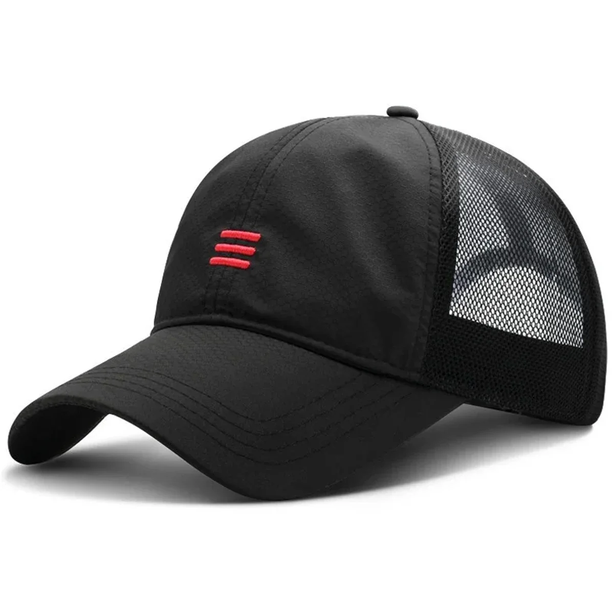 Unisex Three Horizontal Embroidered Quick Drying Baseball Caps Spring Summer Outdoor Adjustable Casual Hats Sunscreen Hat Cap