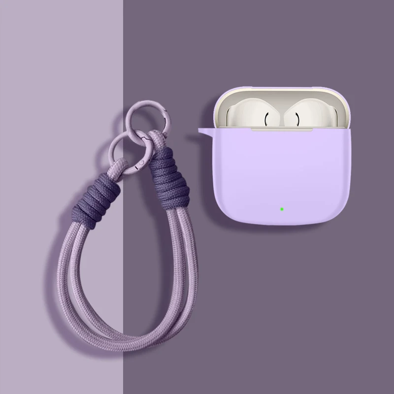 

Suitable for Huawei FreeBuds SE2 SE3 Solid Color Silicone Bluetooth Earphone Protection Soft Cover with Rope Buckle