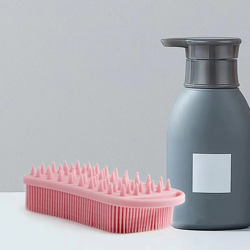 Silicone Baby Bath Brush with Soft Bristles for Gentle Scalp Massage, Dry Skin Exfoliation & Daily Shower Cleaning