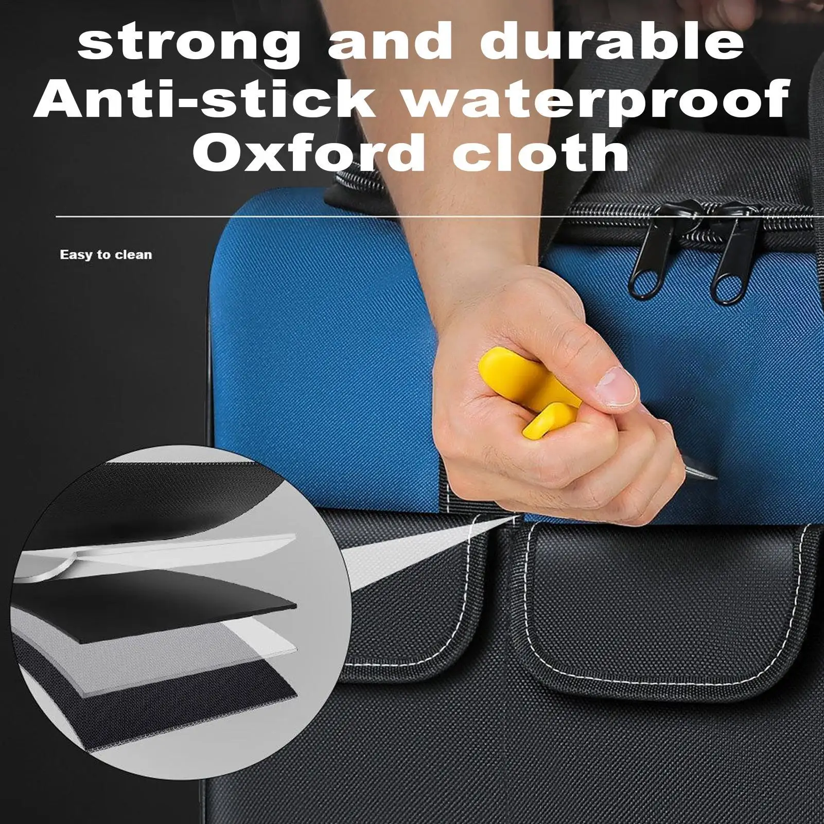 

Сумка-органайзер для инструментов, водонепроницаемые сумки для инструментов для строительства, молния, толстый Оксфорд, органайзер для оборудования для работы на открытом воздухе, гаечный ключ для папы