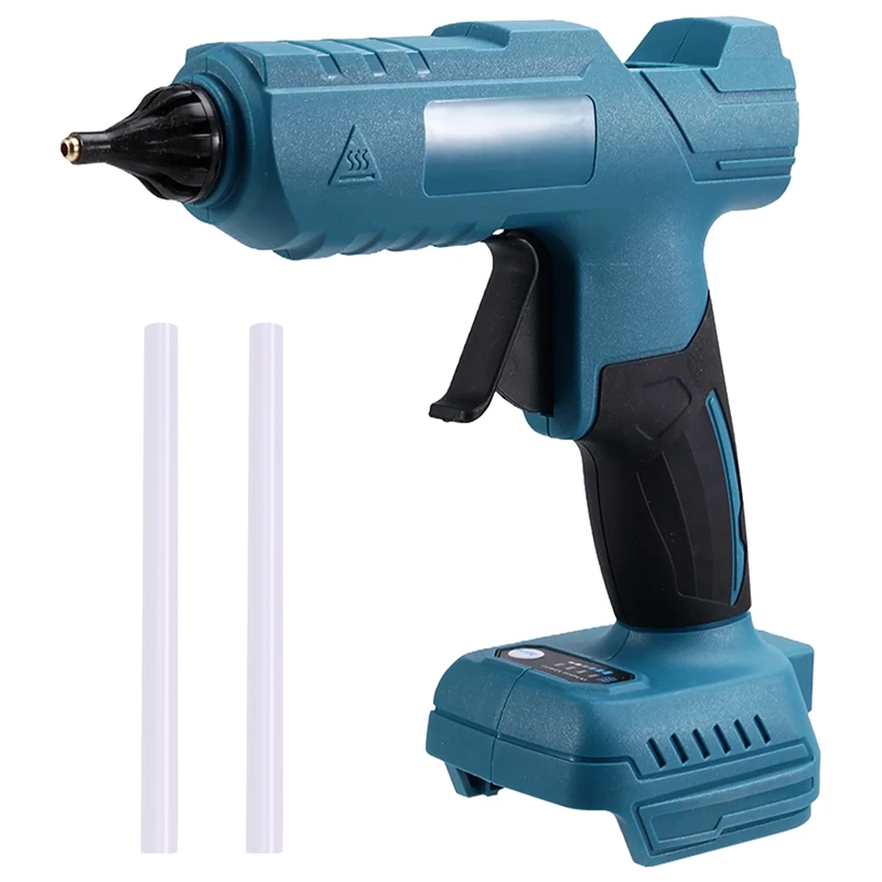 Cordless Electric Hot Melt Glue Tool Rechargeable Anti-Scald Copper Nozzle DIY With Glue Sticks For Makita 20V Battery