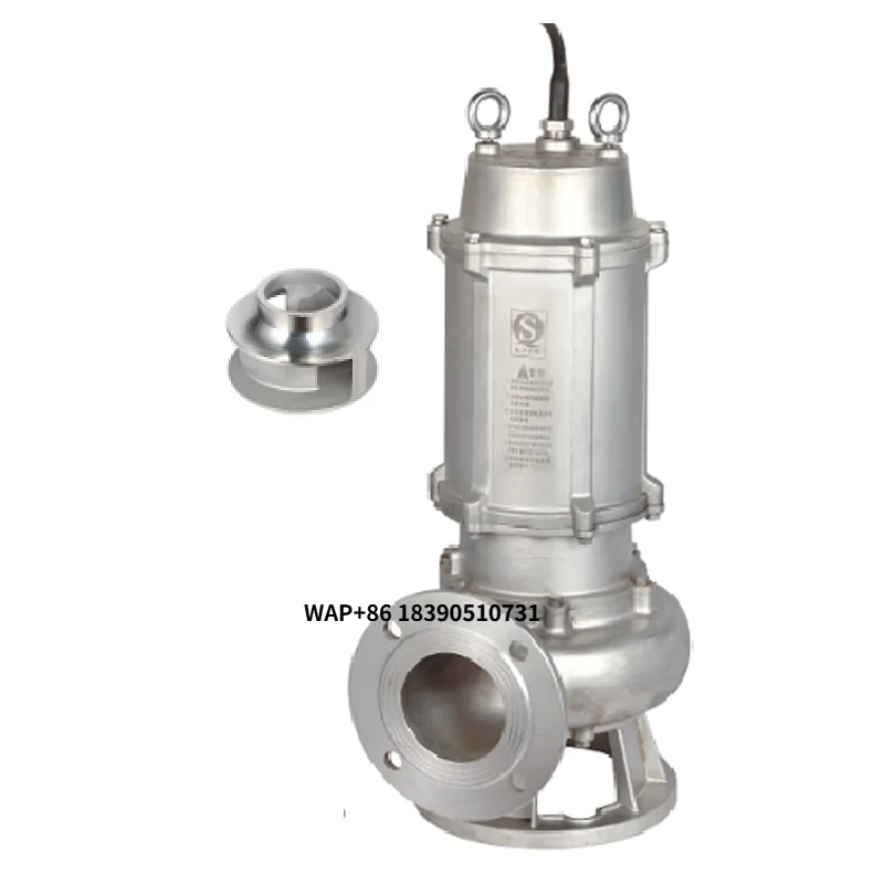 Ce Certification Factory Direct Sales Sewage Grinder Pump Stainless Steel Water Submersible Sludge Pumps