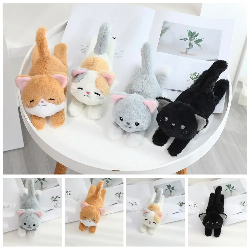 

Simulation Cat Plush Slap Bracelet Smile Wrist Style Plush Doll Slap Bracelet Cute with Tail Cat Plush Wrist Band Christmas Toy