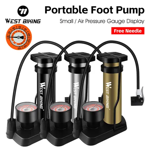 Portable Bike Pump 120Psi West Biking