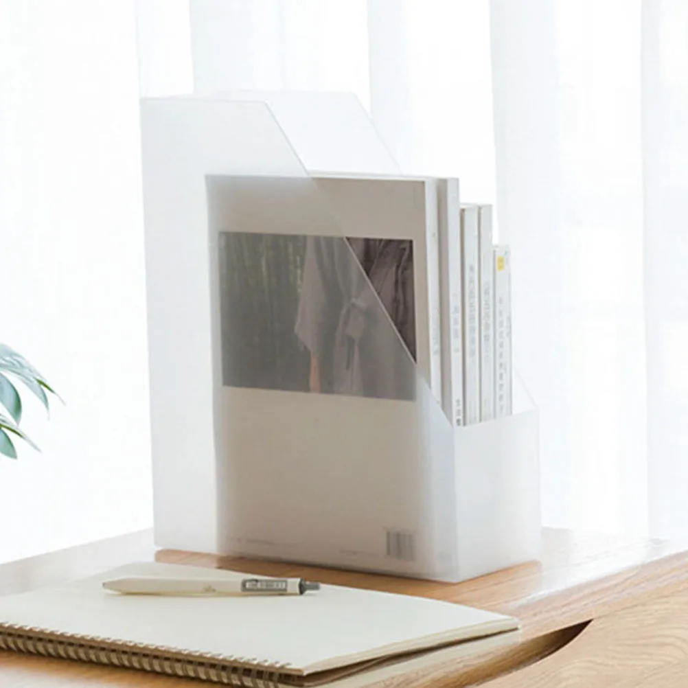 

3Pcs File Document Storage Rack Desktop Organizer Office Files Holder Bookshelf Document Organizer Folder File Holder