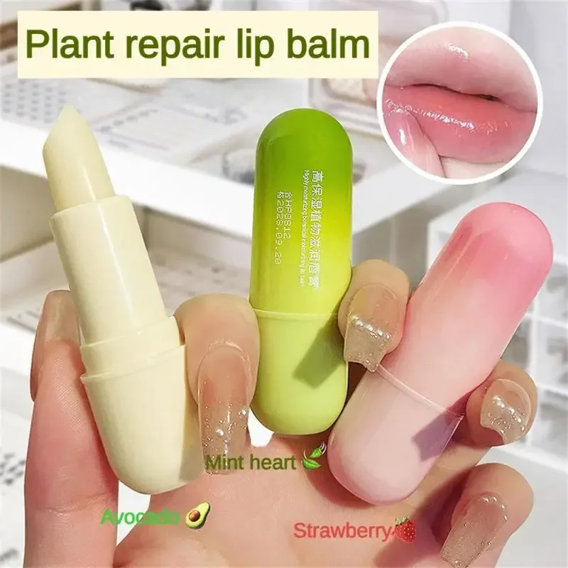 Strawberry Lip Balm Hydrating Moisturizing Lipstick Anti-chapped Skin Exfoliation Nourishing Lip Balm Lip Moisturizer Makeup