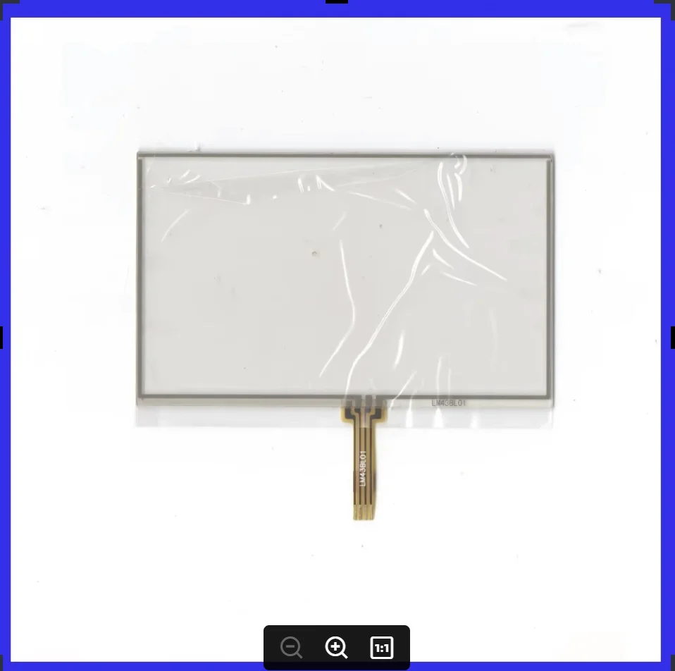 For Texet TN-505 NEW 4.3 inch 4 line  touch screen panel  touch glass this is compatible touchsensor for GPS