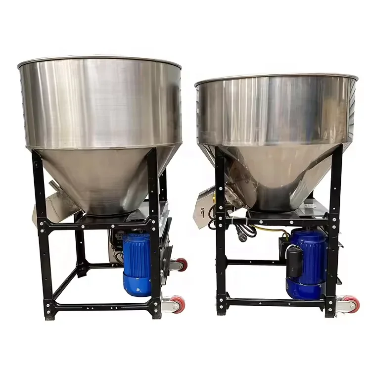 Grain Dry Seed Fish Feed Mixer Animal Poultry Feed Mixing Machine Food Coffee Powder Grain Mixer For Farm Use