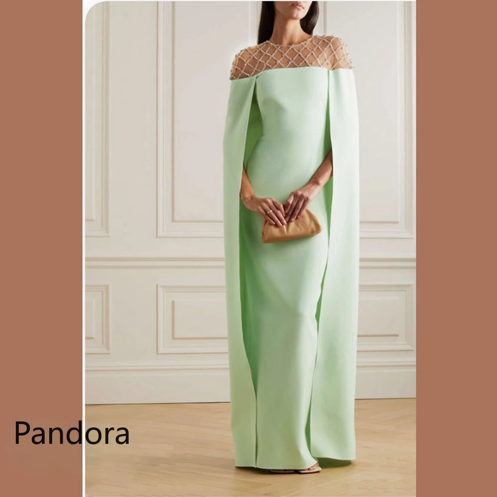 

Pandora O Neckline Prom Dress Long Sleeves Floor Length Evening Dress With Summer Women Wedding Party Formal Gowns Arabia2024