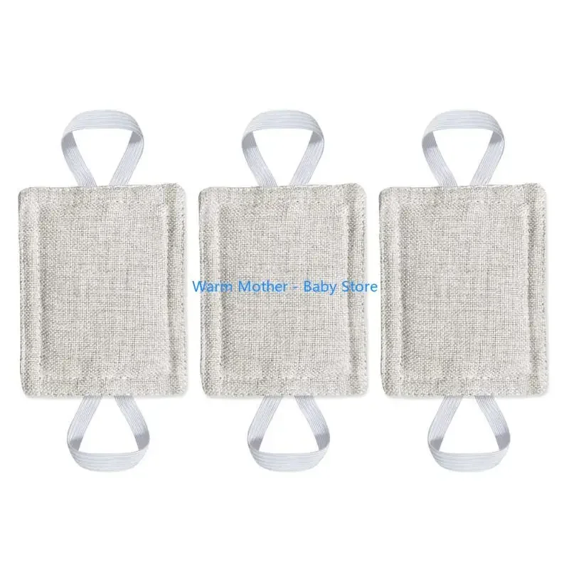 

Pack of 3pcs Door Silencers Cushion Padded Lock Cover for Baby Safety and Quiet Sleep In Nursery or Home Daily 57QE