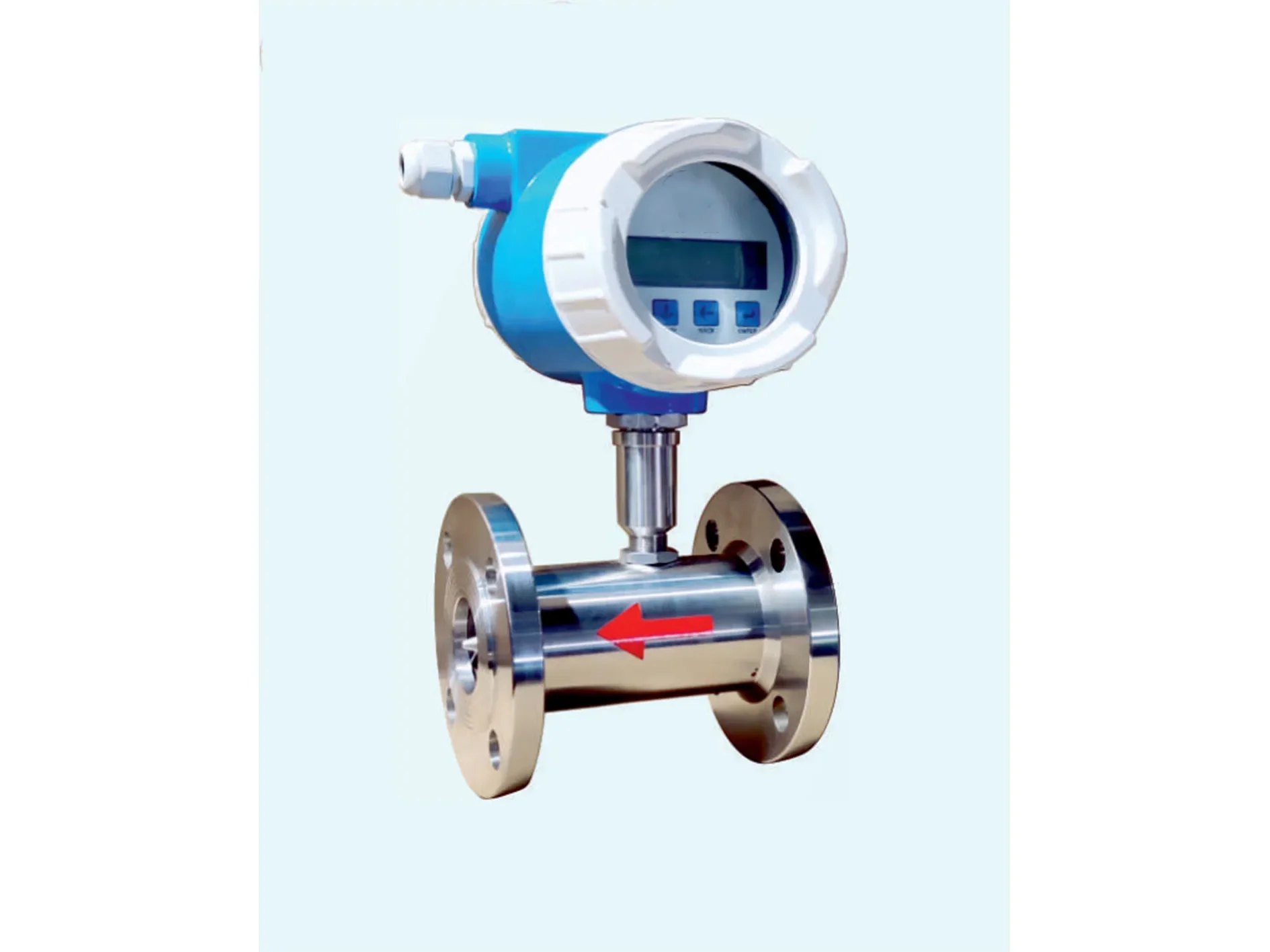 For DN25 1inch 4-20ma with Rs485 Electromagnetic Flowmeter All SS316  Material 120cc Temperature