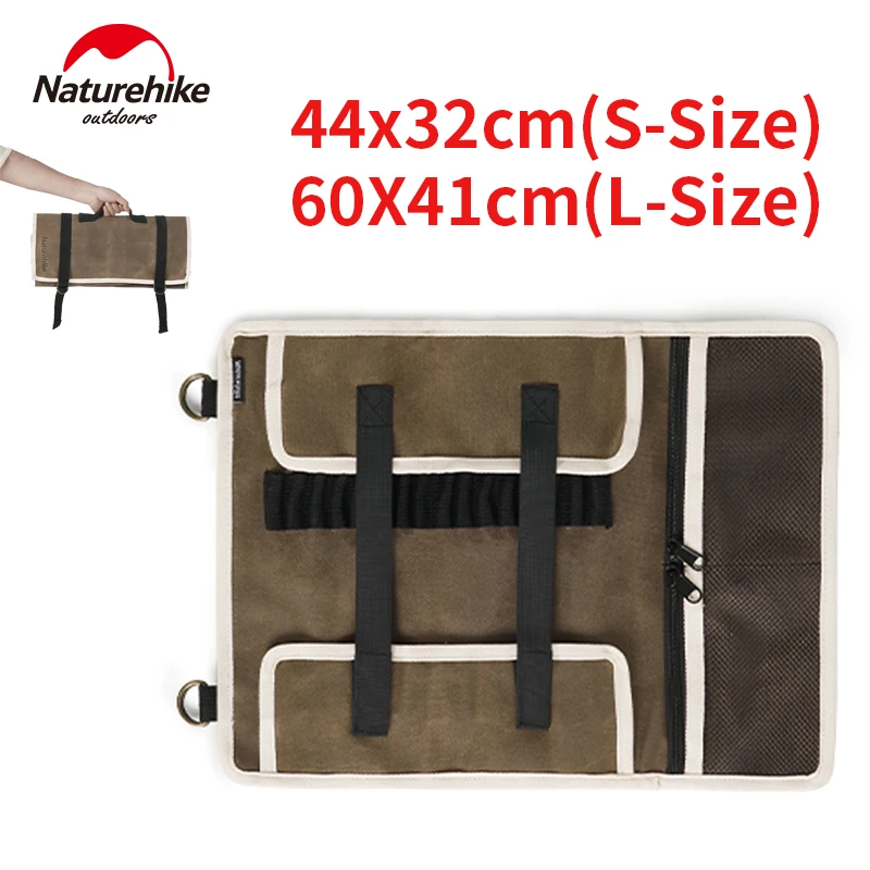 

Naturehike Camping Storage Bag Nails Hammer Wind Rope 16Ann Canvas Outdoor Picnic Ultralight Tent Accessories Tool Equipment Bag