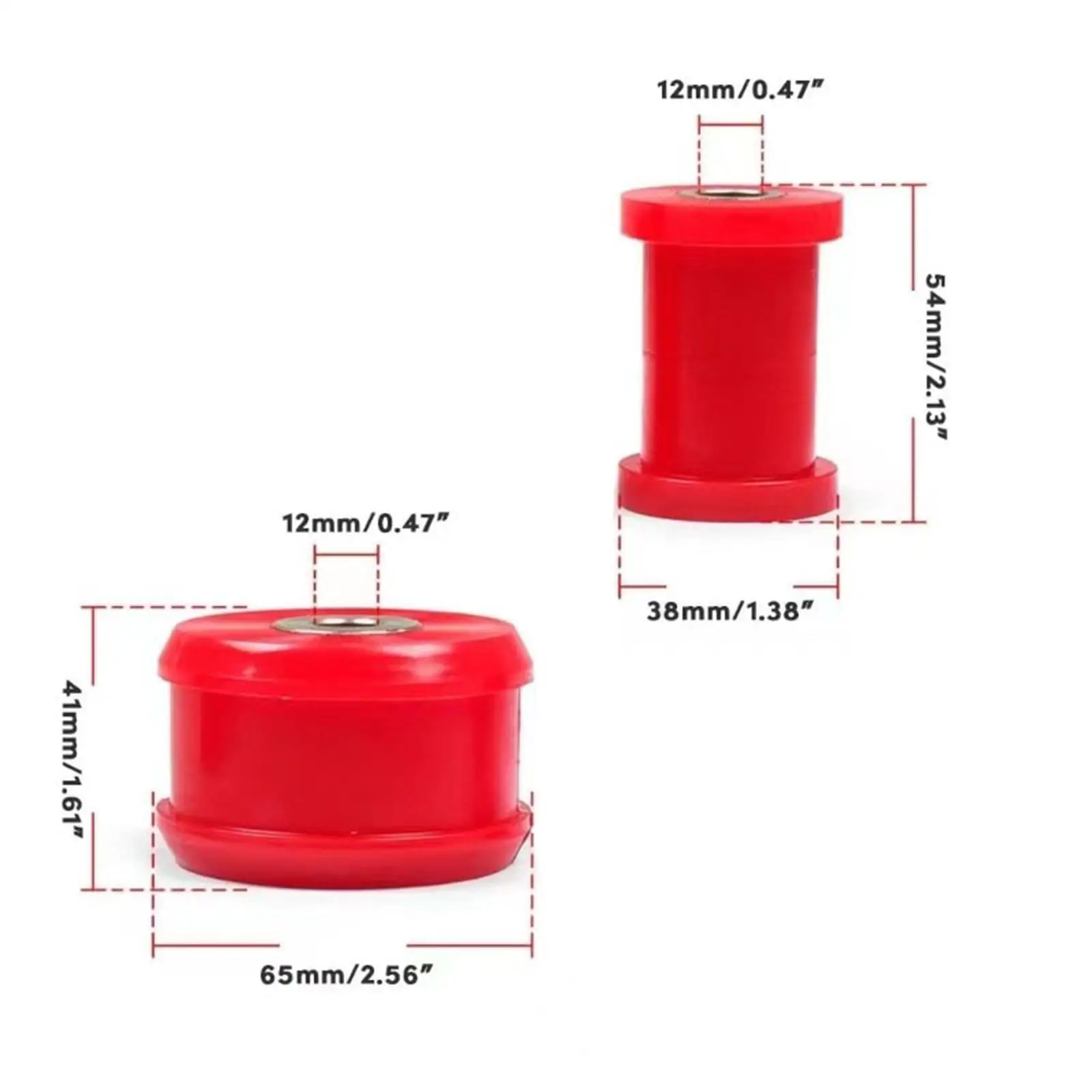 4 Stuks Voorste Bedieningsarm Bushing Kits Vervanging Upgrade Controle Armen Bus