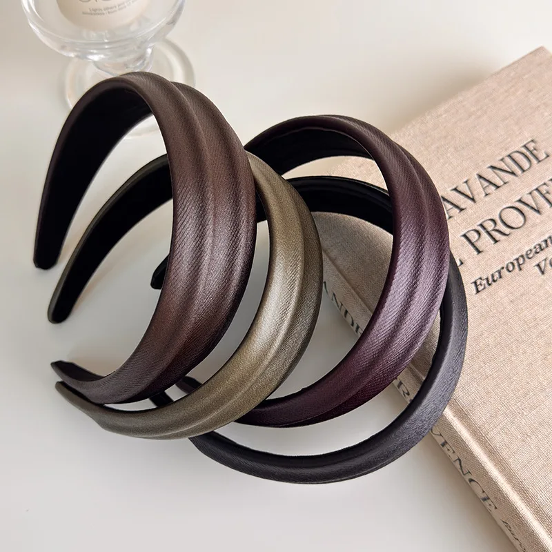 nouveau-serre-tete-en-similicuir-a-motifs-concaves-et-convexes-elegant-large-et-volumineux-facile-a-assortir-pour-le-lavage-du-visage