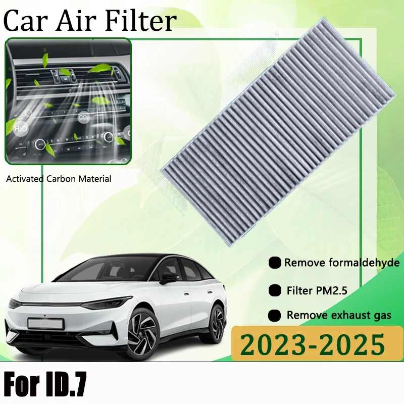 

For Volkswagen ID.7 2023 2024 2025 Automobiles Filters Activated Carbon Car Air Conditioning Filter Dust-proof Car Accessories