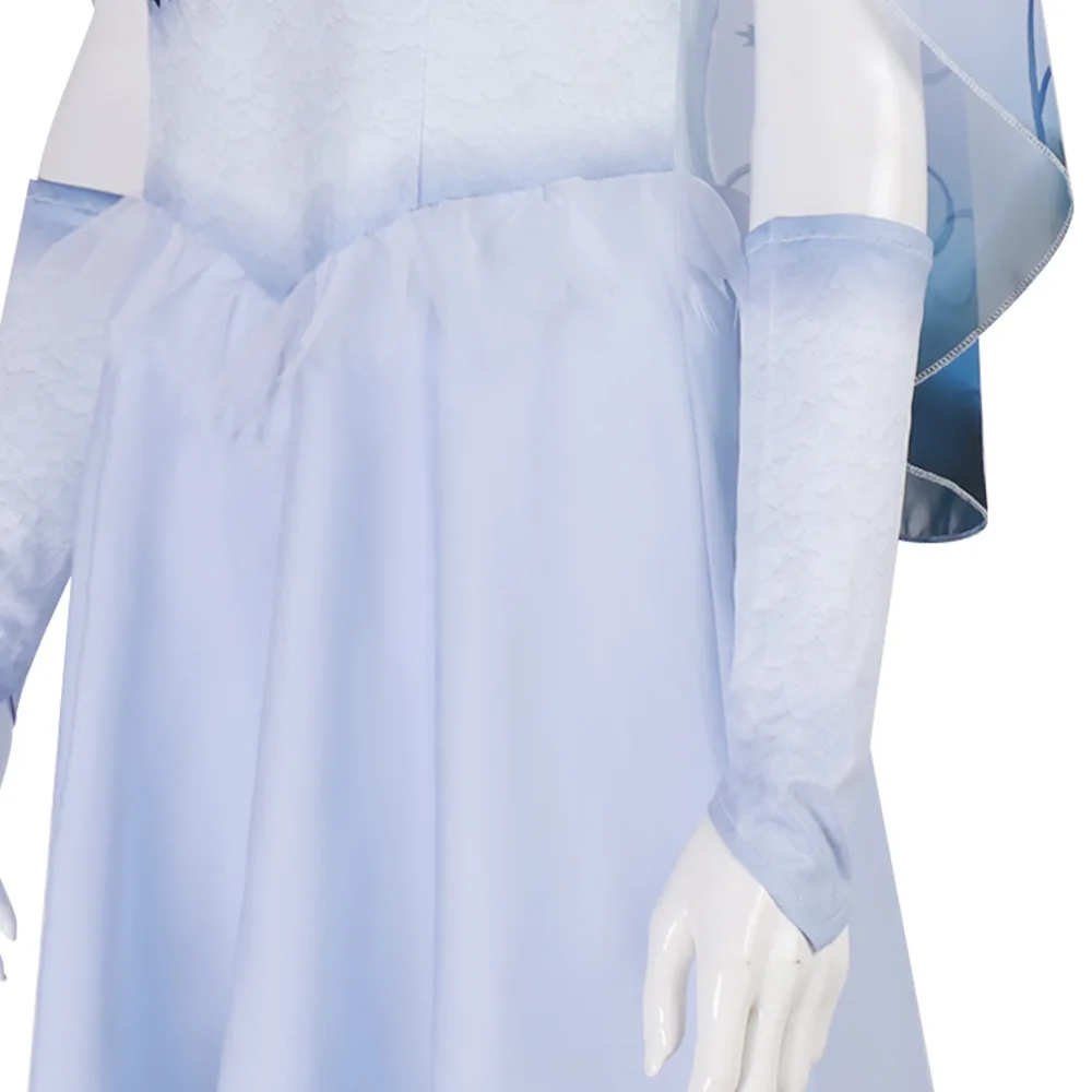 Anime Corpse Masquerade Bride Emily Cosplay Costume Wig Zombie Ghost Halloween Party Dress Customized Scary Gothic Poor Dress - view 5