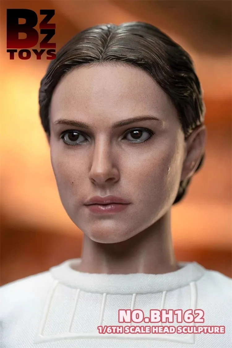 

BZZ TOYS BH162 1/6 Female Soldier Natalie Portman Head Carving Fit 12'' Action Figure Body Model Toy In Stock