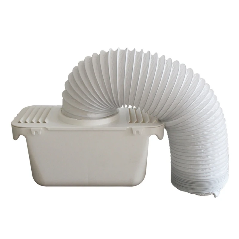 1Set Universal Tumble Dryer Condenser Vent Kit for Tumble Dryers Box Indoor Hose Exhaust Pipe 1.2m