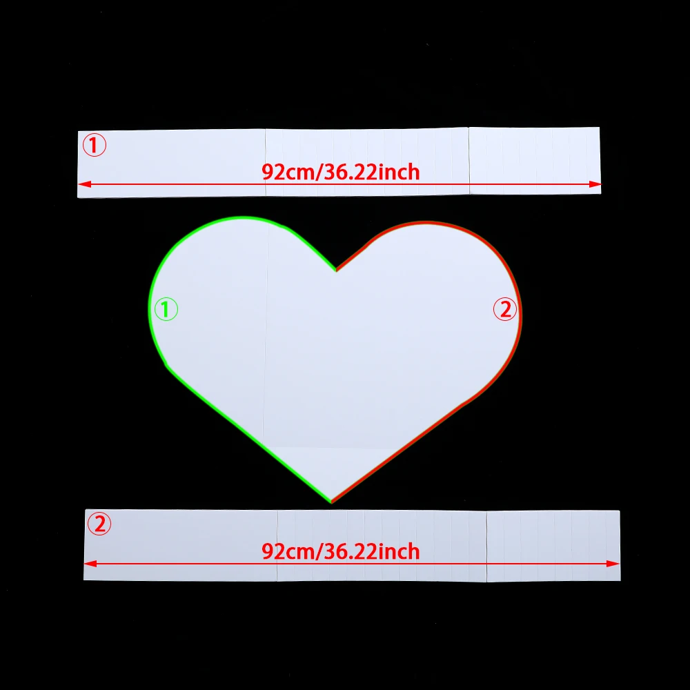 Big Love Heart Mosaic DIY Giant Balloon Frame Valentines Day Stand Filling Box  Anniversary Wedding Birthday Party Decorations