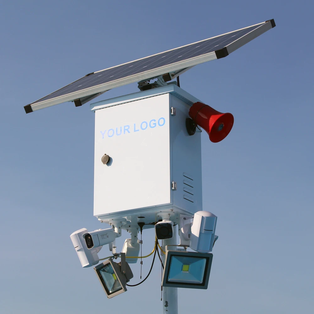 SZGOING Best Solar Powered 4K 8MP Construction Site CCTV 4G Wireless Outdoor Solar Security Camera System With PIR Alarm