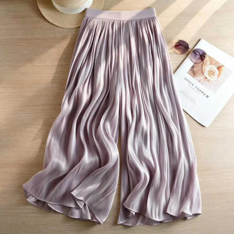 بنطلون نسائي واسع الساق من الس - مراجعة Palazzo Pant Wide وسعره