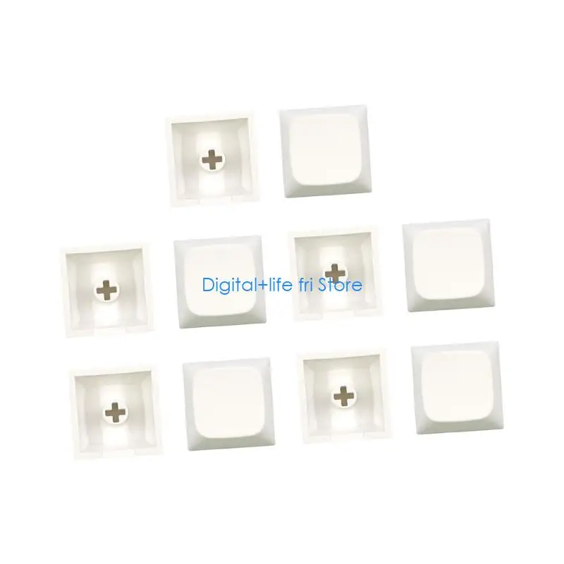 E06D 10Piece PBT Blank Keycap XDA Profile 1U Supplements Gaming Keycap DIY Button Keyboards