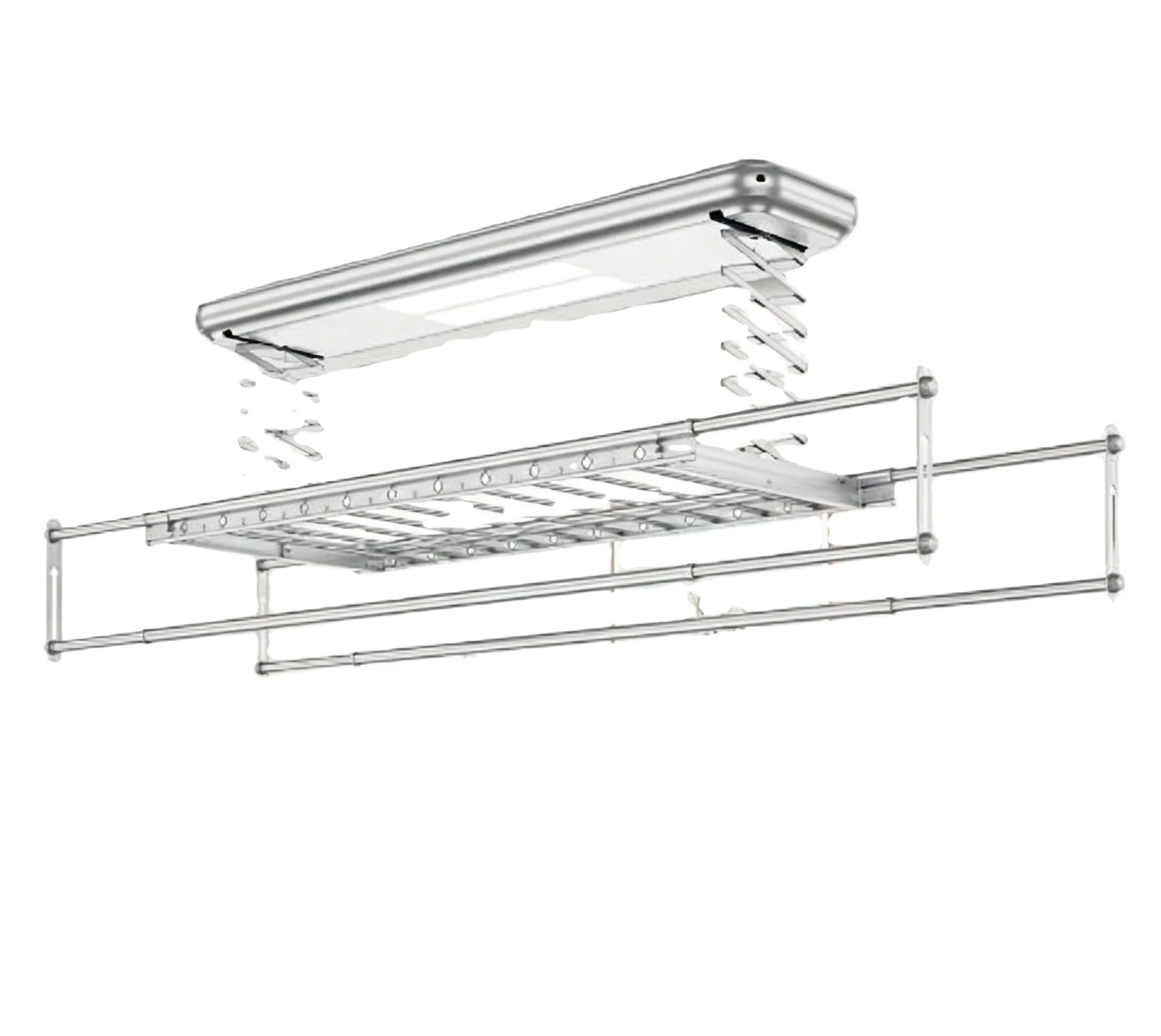 Smart Home Electric Dryer Rack with Remote Control Hidden Installation and Lifting Feature for Home Decoration Clothes Drying