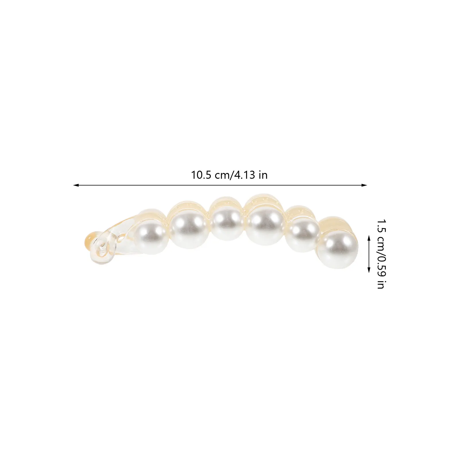 

Pearl Claw Clips Sturdy Plastic Trinkets Hairpin For Ponytail Wedding Thick Thin Clincher Combs Clip Fishtail Banana