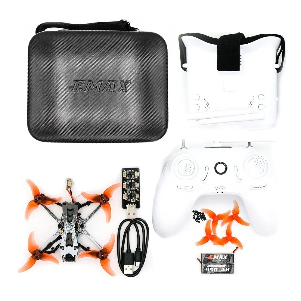 EMAX Tinyhawk II Freestyle 115mm 2.5 inch F4 5A ESC FPV Racing RC Drone RTF / BNF Version with Remote Control / Fpv Goggle