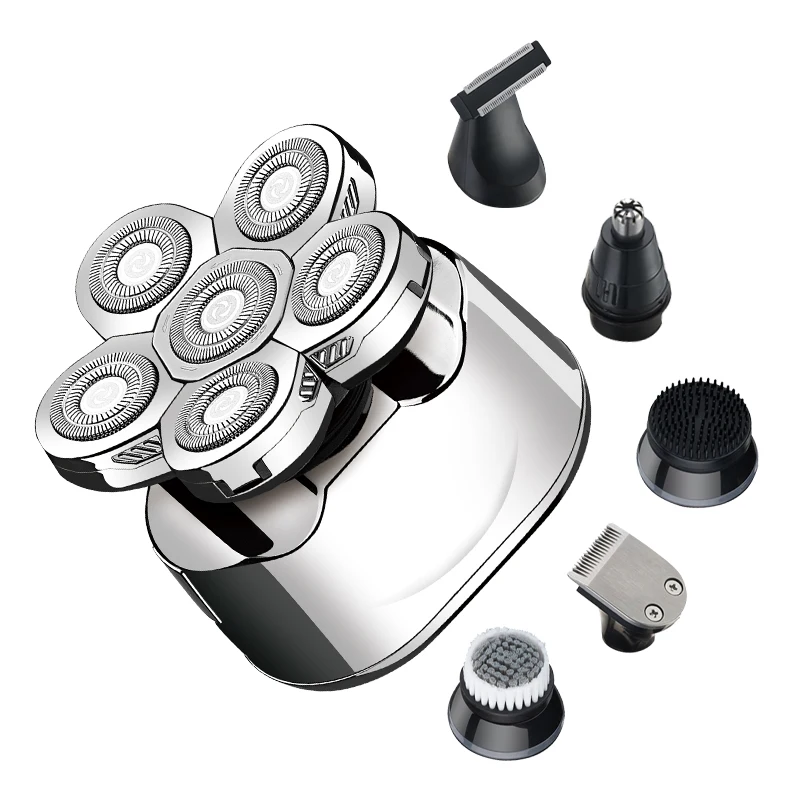 

Популярная бритва для бровей со светодиодным дисплеем, роторный триммер для лысины, портативная мини-электробритва, золотистая, серебряная электробритва для мужчин