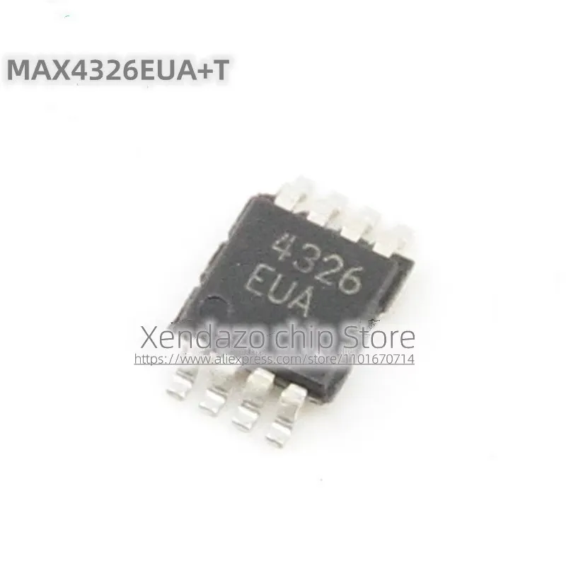 5 unids/lote MAX4326EUA + T MAX4326EUA MAX4326 serigrafía 4326 EUA MSOP-8 paquete chip amplificador operacional