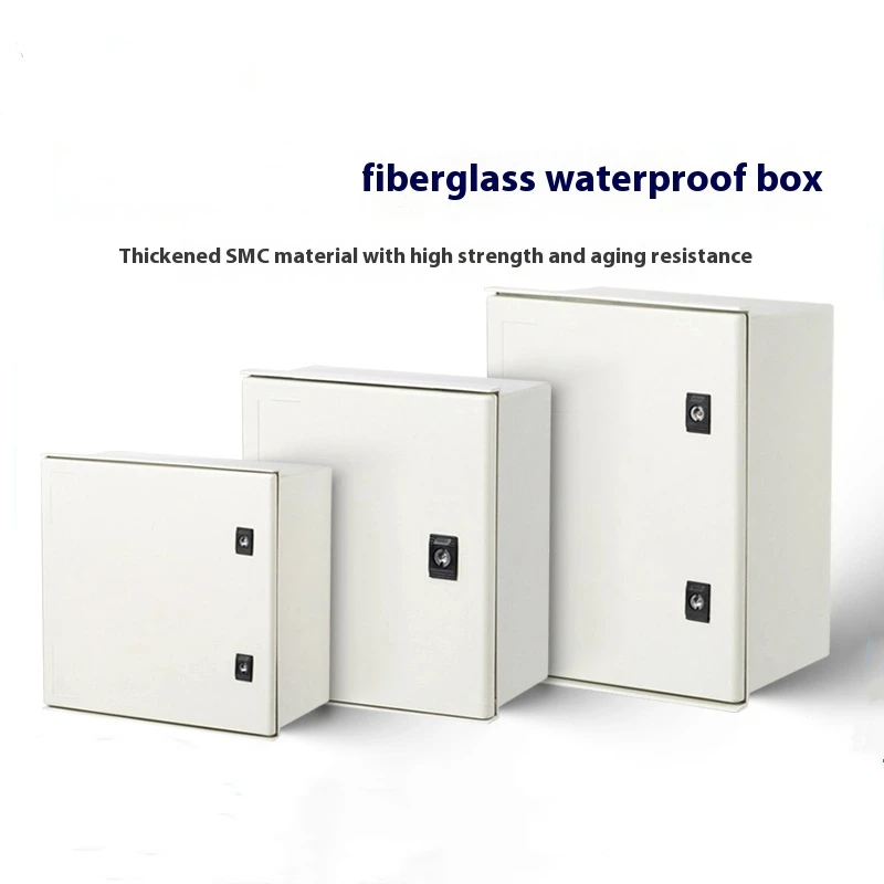 

Наружная распределительная коробка Водонепроницаемый пластиковый корпус для открытой установки наружной техники Водонепроницаемая коробка из стекловолокна низкого давления