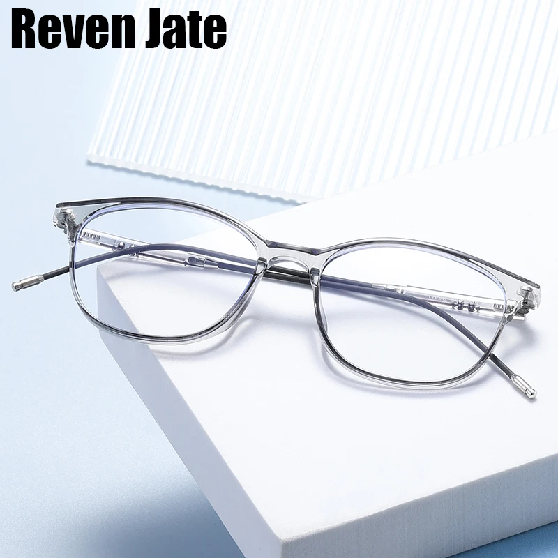 Reven 81234 TR90 Round Glasses Frame Men Women Vintage Prescription Eyeglasses Frame Myopia Optical Spectacles Anti Blue Ray