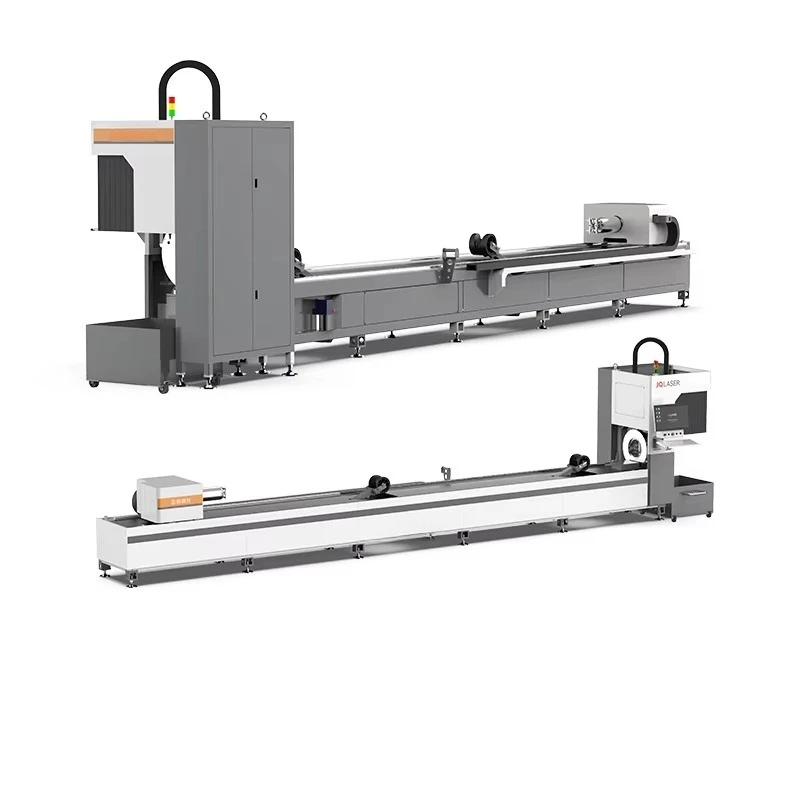 JQLASER 2000W 3000W Tube Cut Chuck 120mm Fiber Metal Pipe Cutter Machine