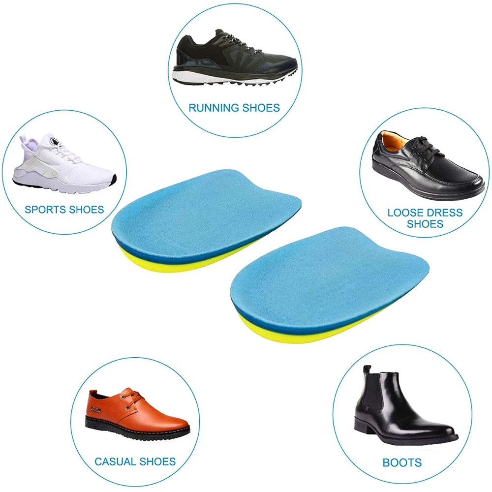 Silicone Heel Cups Insoles for Shoes Man Woman Heel Spurs Pain Relief Plantar Fasciitis Foot Support Shock Absorbing Shoe Pads