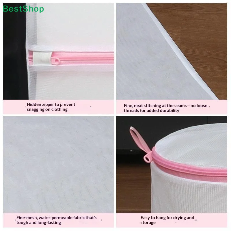 3Pcs Washing Machine Underwear Cleaning Bag Bra Dedicated Nursing Mesh Laundry Bags Lingerie Zipper Storage Pouch Home Organizer