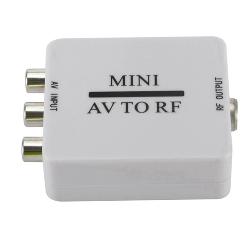 M05K RCA / A / V Composite Video Cable to RF / Coaxial / Coaxial Converter HDMI-Compatible Modulator TV