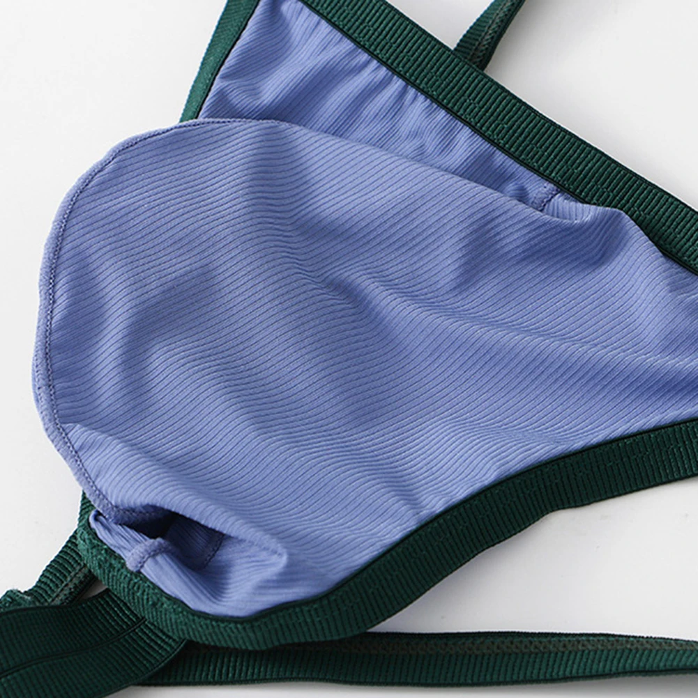 

Men G-Strings Sexy Lingerie Pouch Breathable Underwear Femboy Underpants Sissy Briefs Underwear Ice Silk Thong Male Sexy Panties