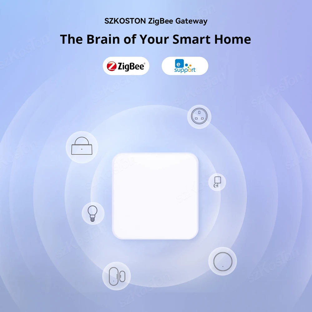 ZigBee-Hub de enlace con cable 3,0, puente Ethernet inteligente para el hogar, funciona con subdispositivo, asistente de casa, aplicación eWeLink,