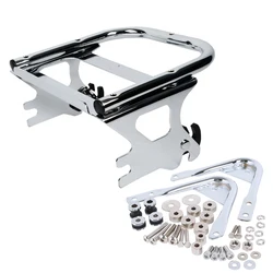 Motorcycle Two-up Luggage Rack Docking Hardware Kit Fit For Harley Touring Trunk Electra Street Glide Road King FLTR FLHX 97-08
