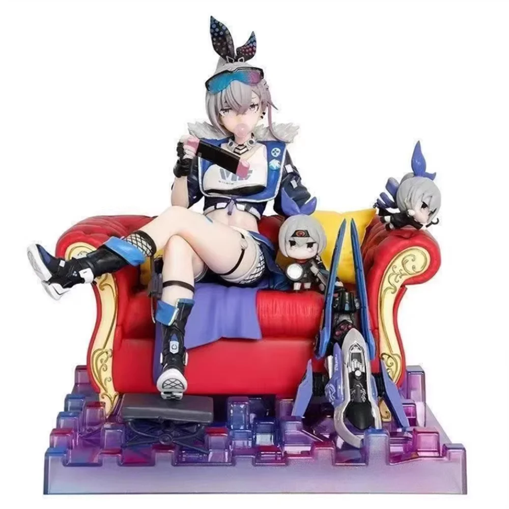 

23 см Hakimi Studio Hanser Silver Wolf Фигурки Silver Wolf Фигурки Honkai: Star Rail Аниме Коллекция ПВХ Модель Игрушки Подарки