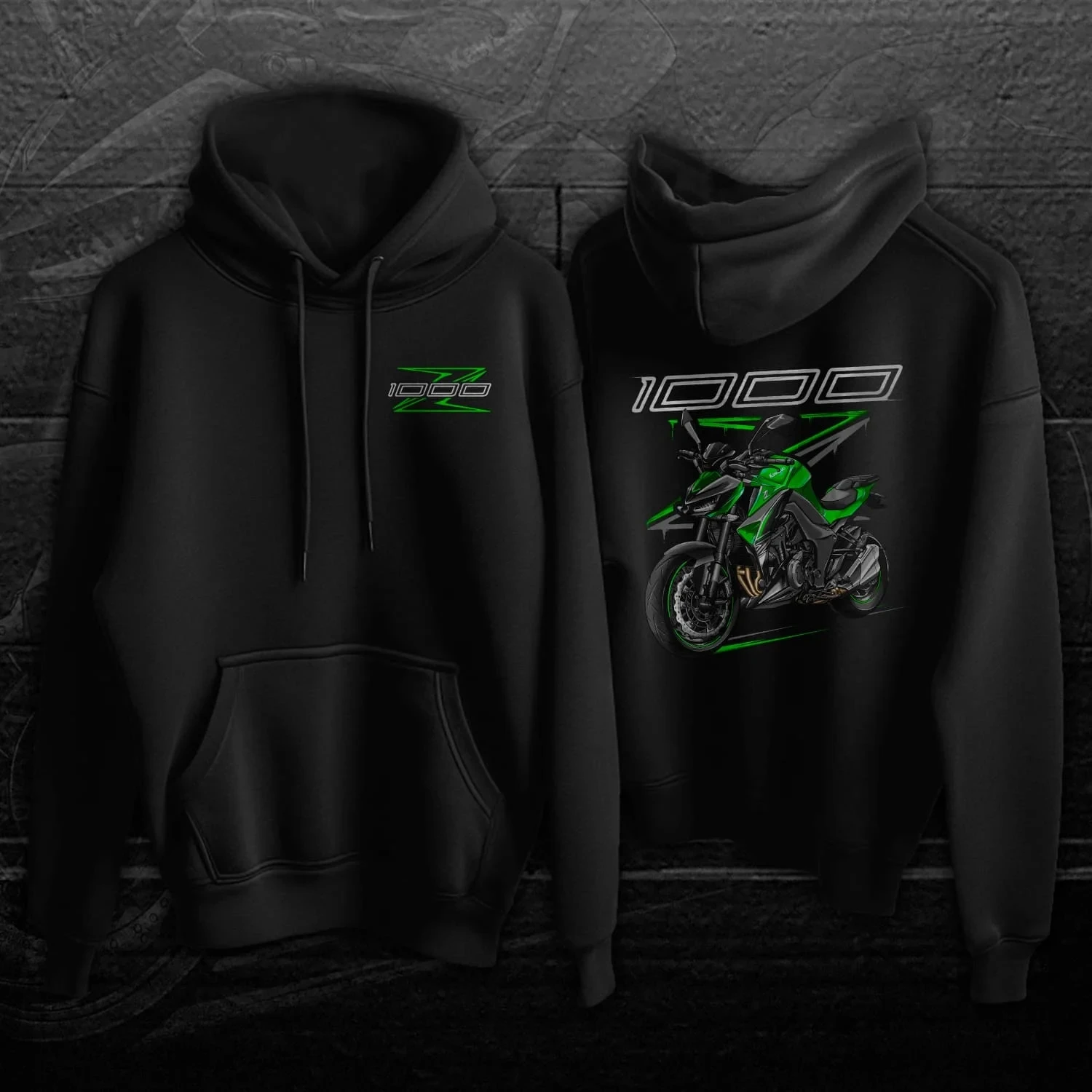 2016-2020 Models Japanese Z1000 Motorcycle Pullover Hoodie 100% Cotton Comfortable Casual Mens Sweatshirts Rider Streetwear