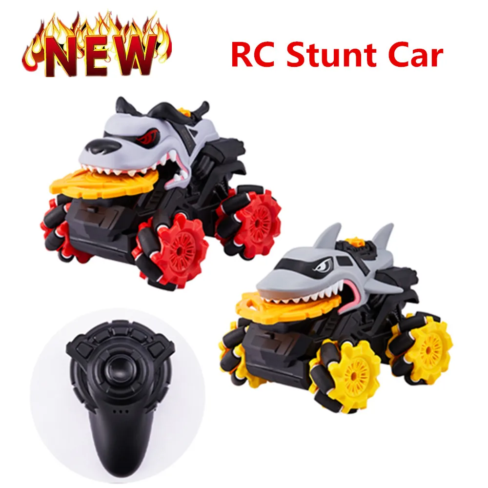 New Remote Control shark Car 2.4GHz All Terrain Remote Control Monster Truck Electric Hobby RC Car Toys Gift  For Kids Boys Girl