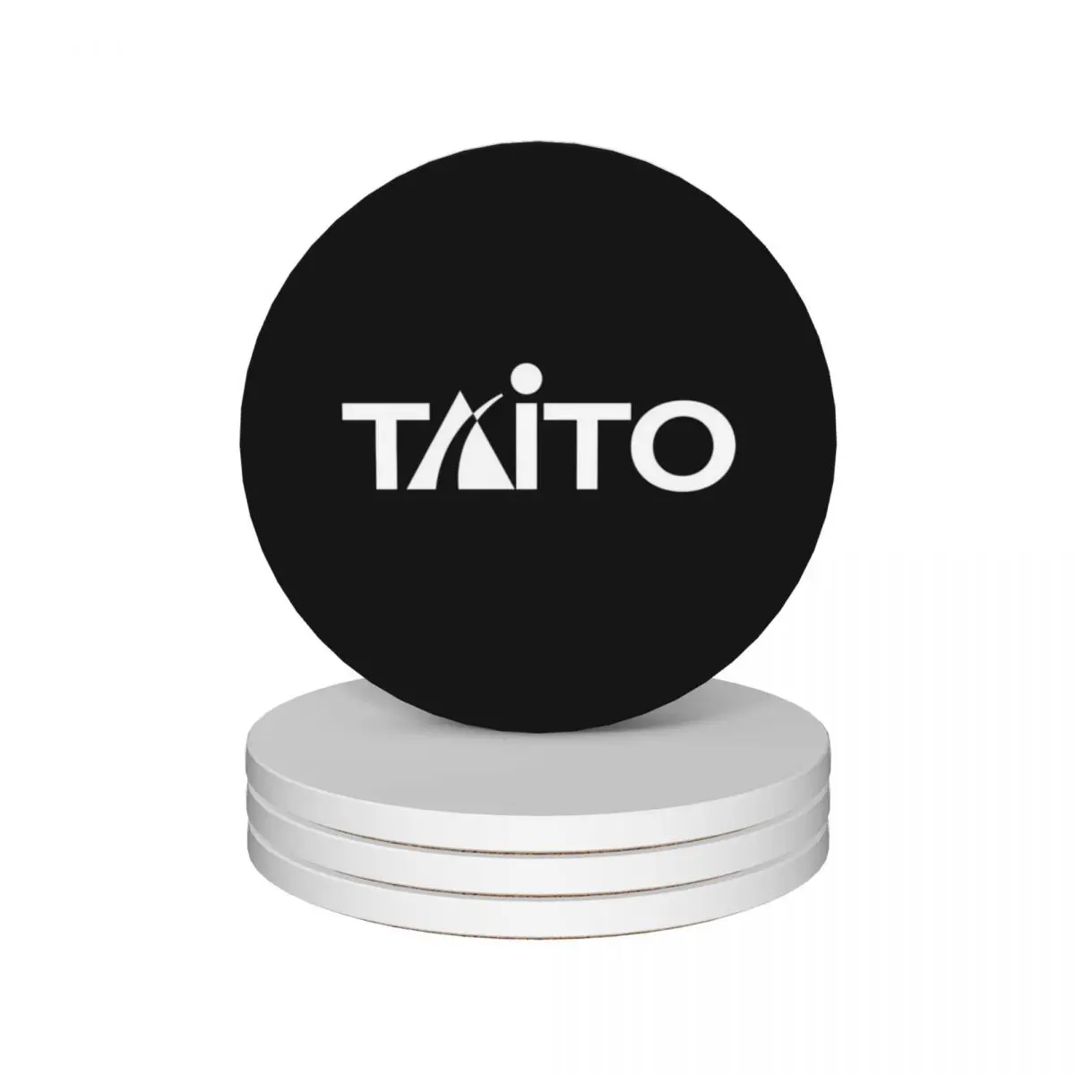 Black Taito for the Vewlix Arcade Ceramic Coasters (Set of 4) cute kitchen for cups set coffee cup stand mug set Coasters